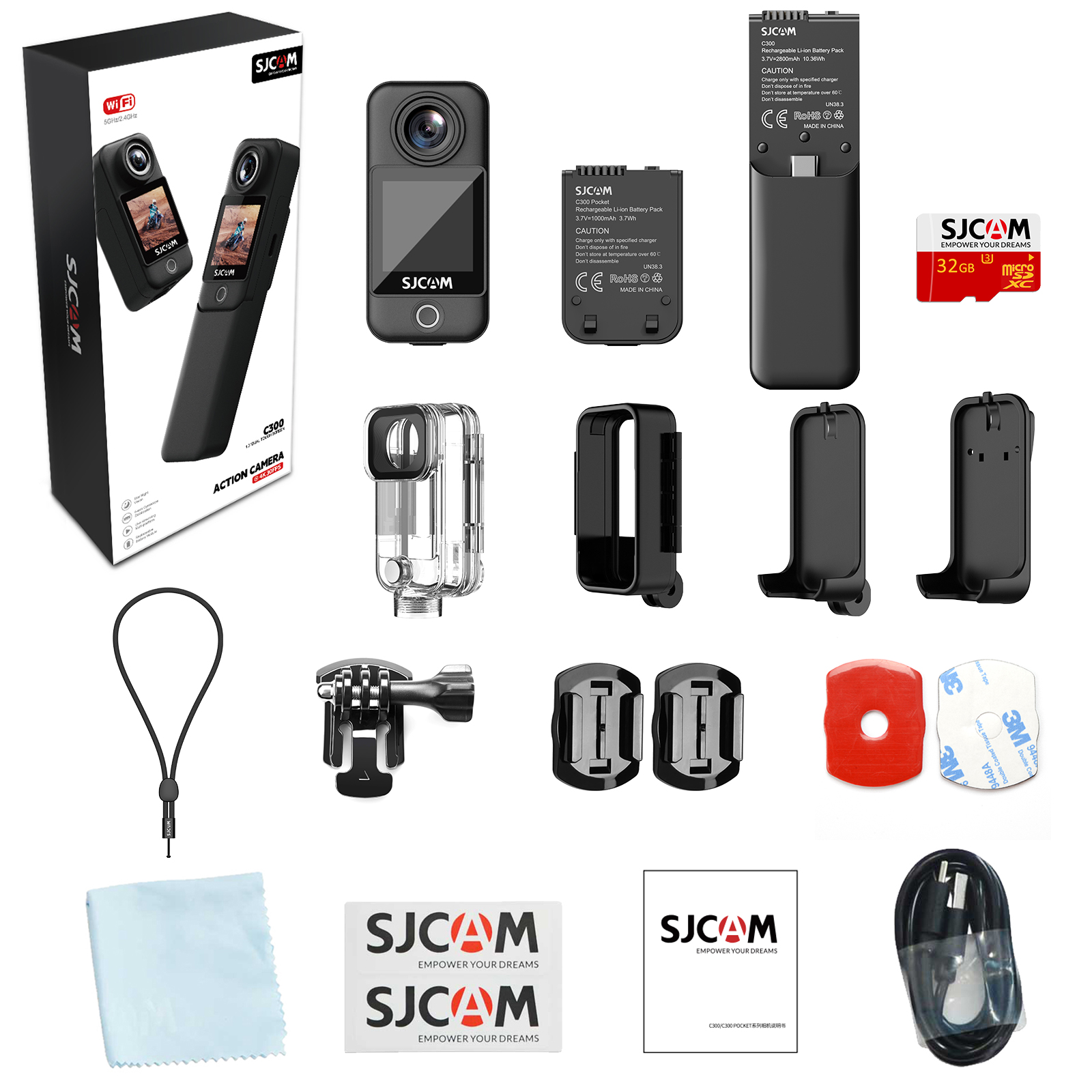 SJCAM C300 4K Ultra HD Action Camer-Vistaroot