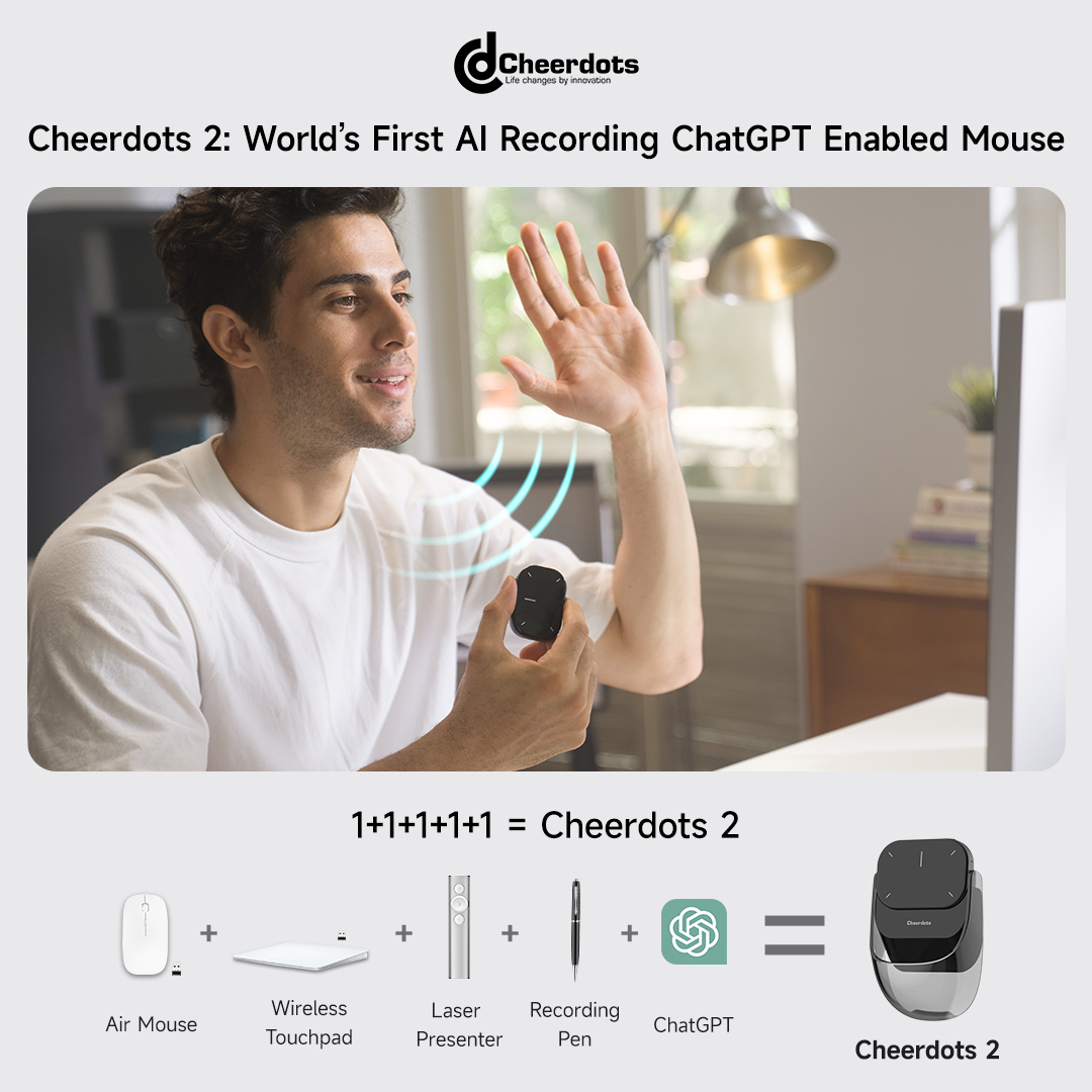 Cheerdots 2 Detachable Air Mouse-Vistaroot