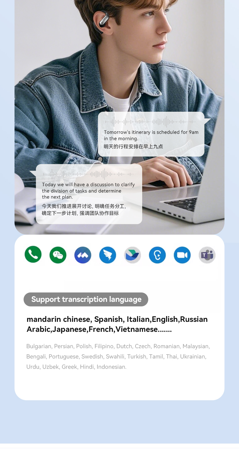 M118 AI Earbuds-Vistaroot