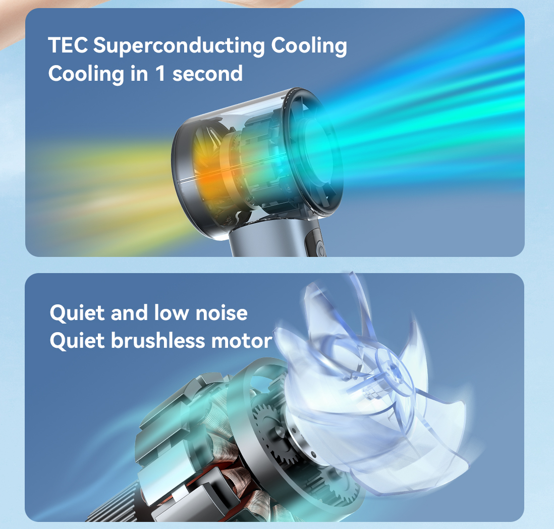 F02 Portable Turbo Fan with Ice Cooling-Vistaroot