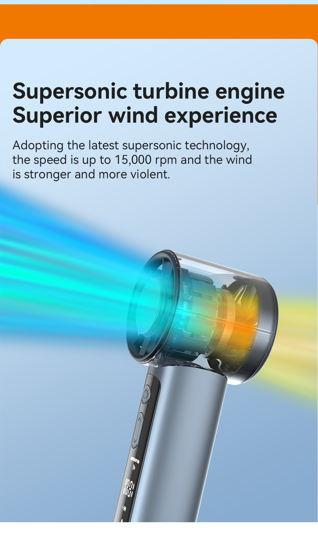 F02 Portable Turbo Fan with Ice Cooling-Vistaroot