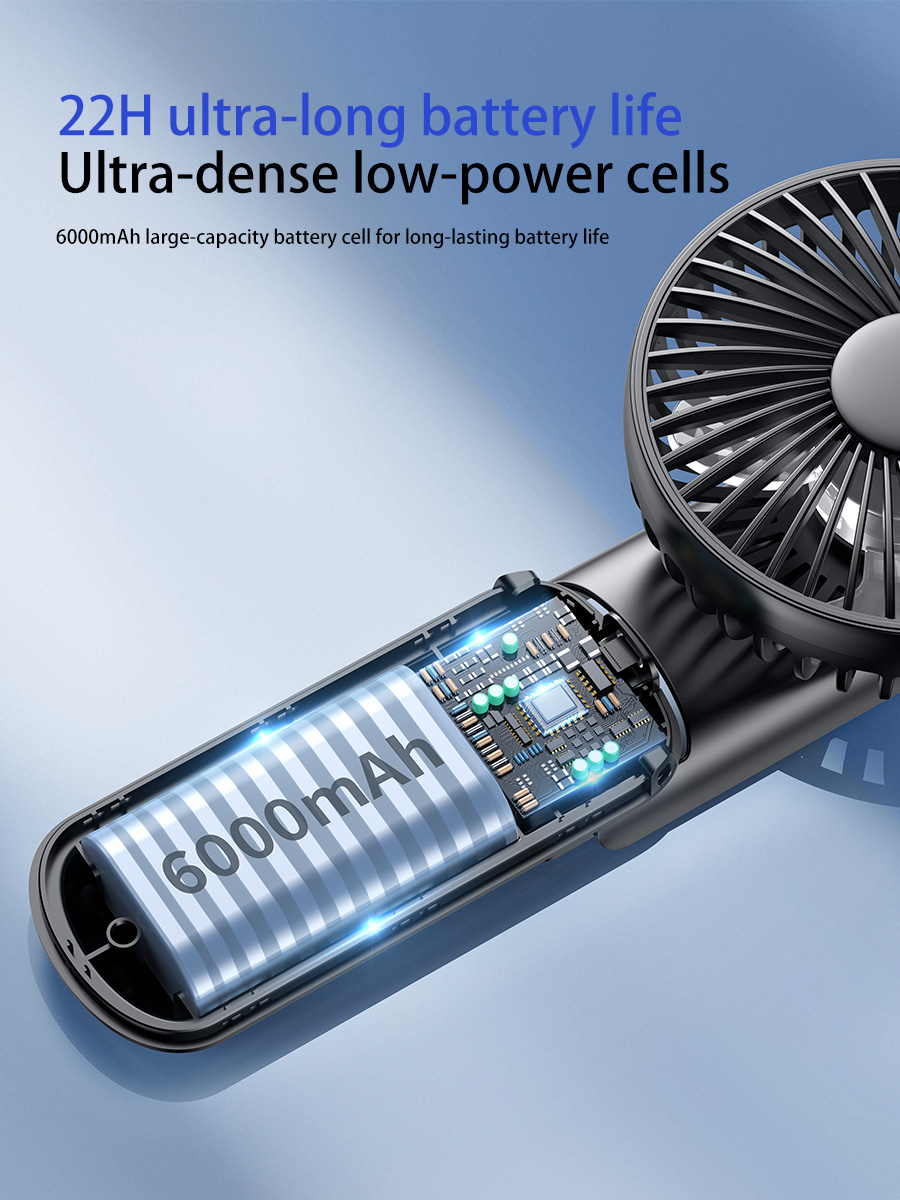 F18MAX Portable Handheld Fan – 6000mAh Battery-Vistaroot