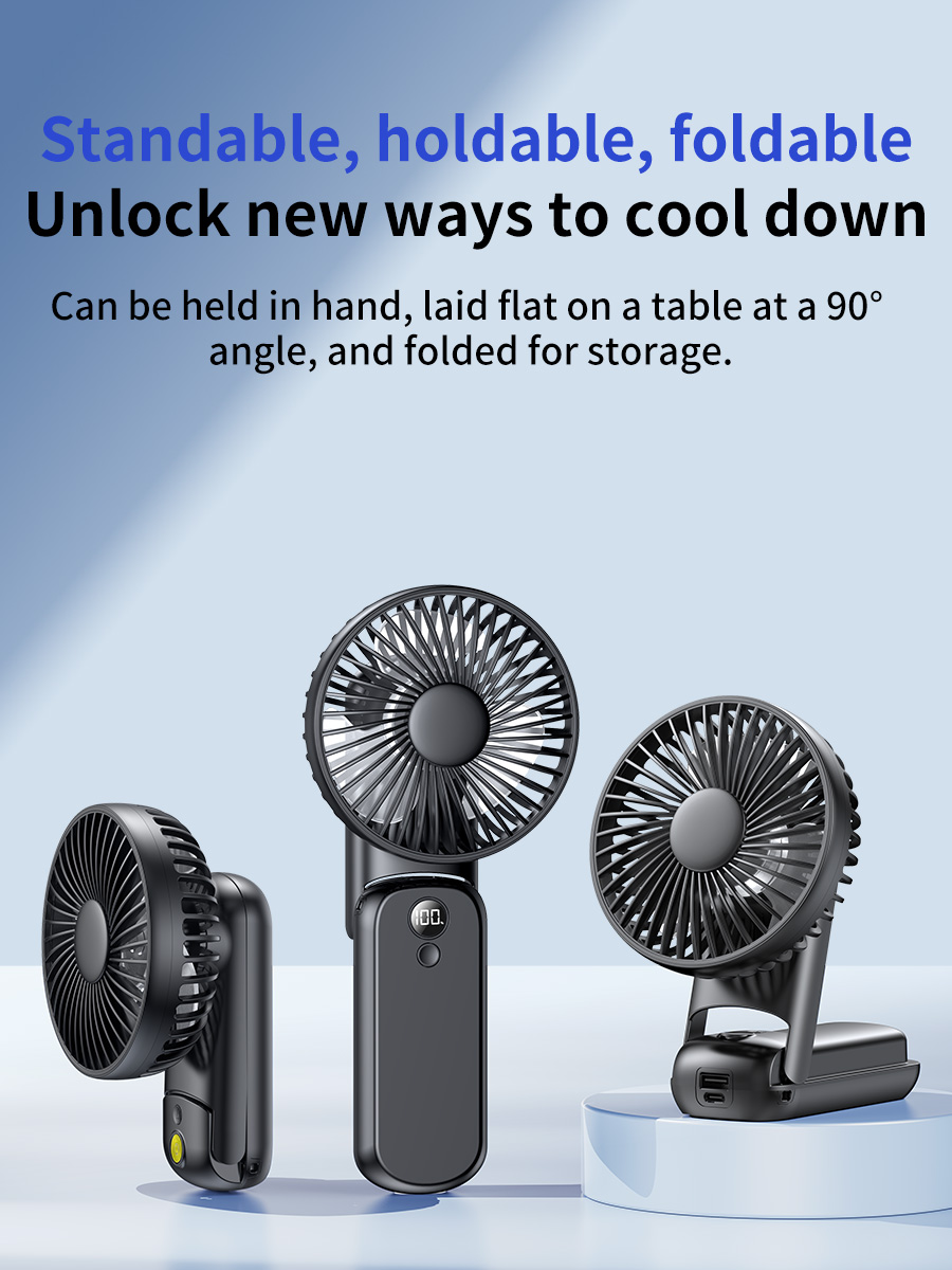 F18MAX Portable Handheld Fan – 6000mAh Battery-Vistaroot