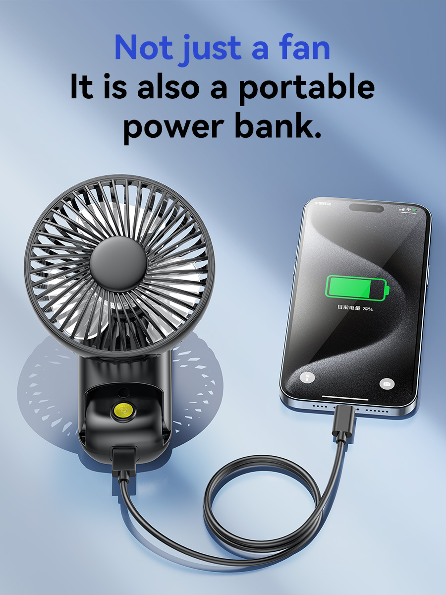F18MAX Portable Handheld Fan – 6000mAh Battery-Vistaroot