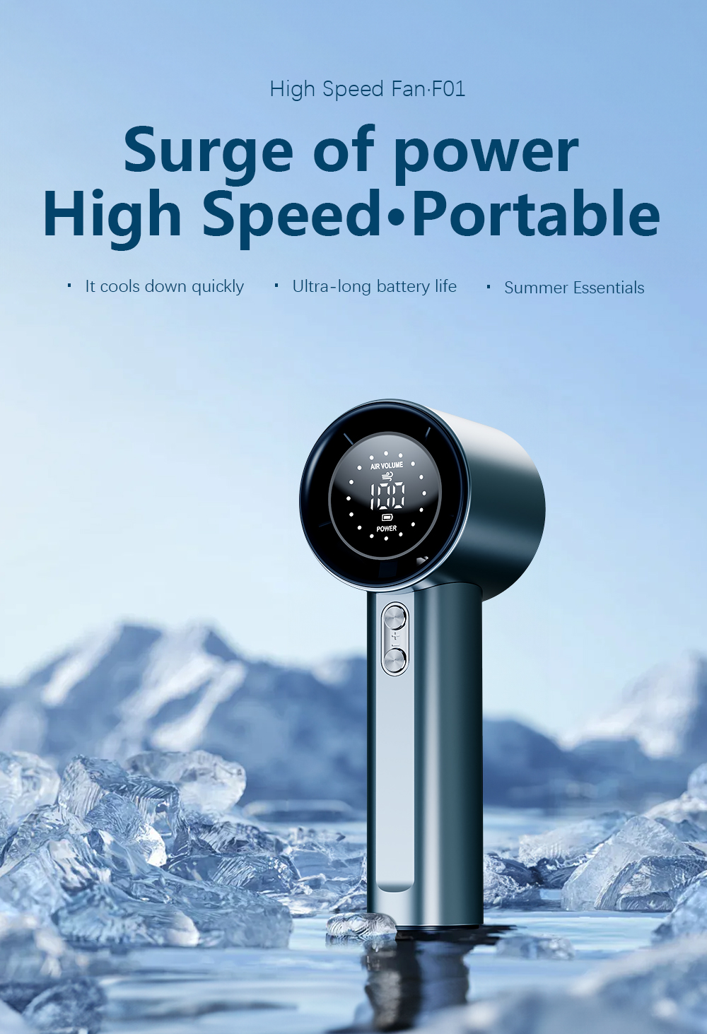 100 Speed Handheld Turbo Fan F01-Vistaroot