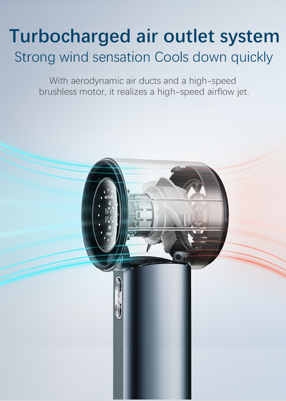100 Speed Handheld Turbo Fan F01-Vistaroot