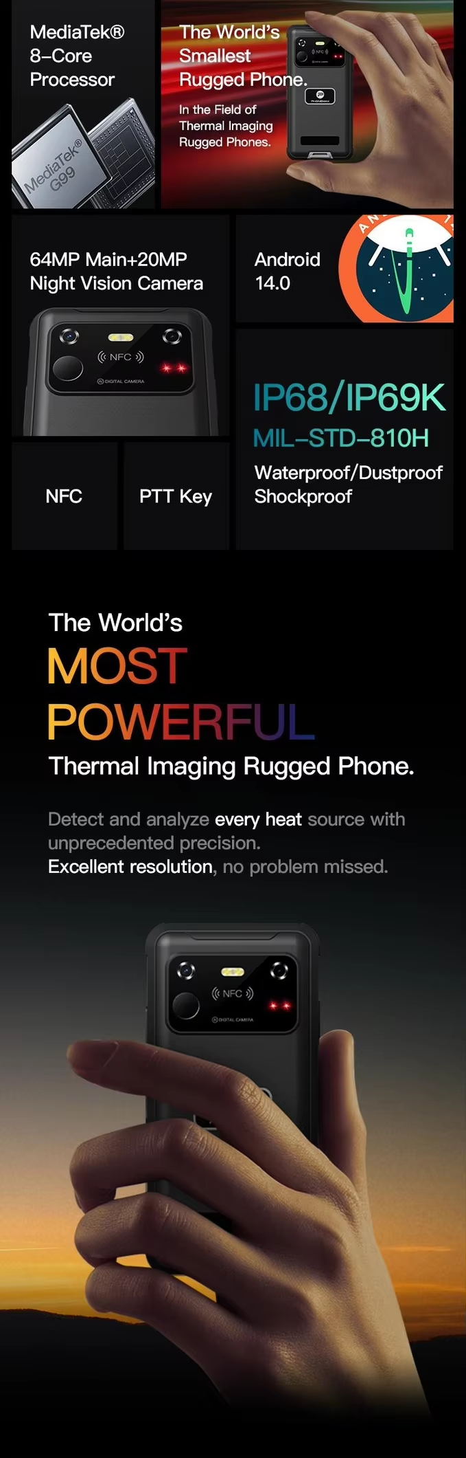 Phonemax R4GT Rugged Phone-Vistaroot