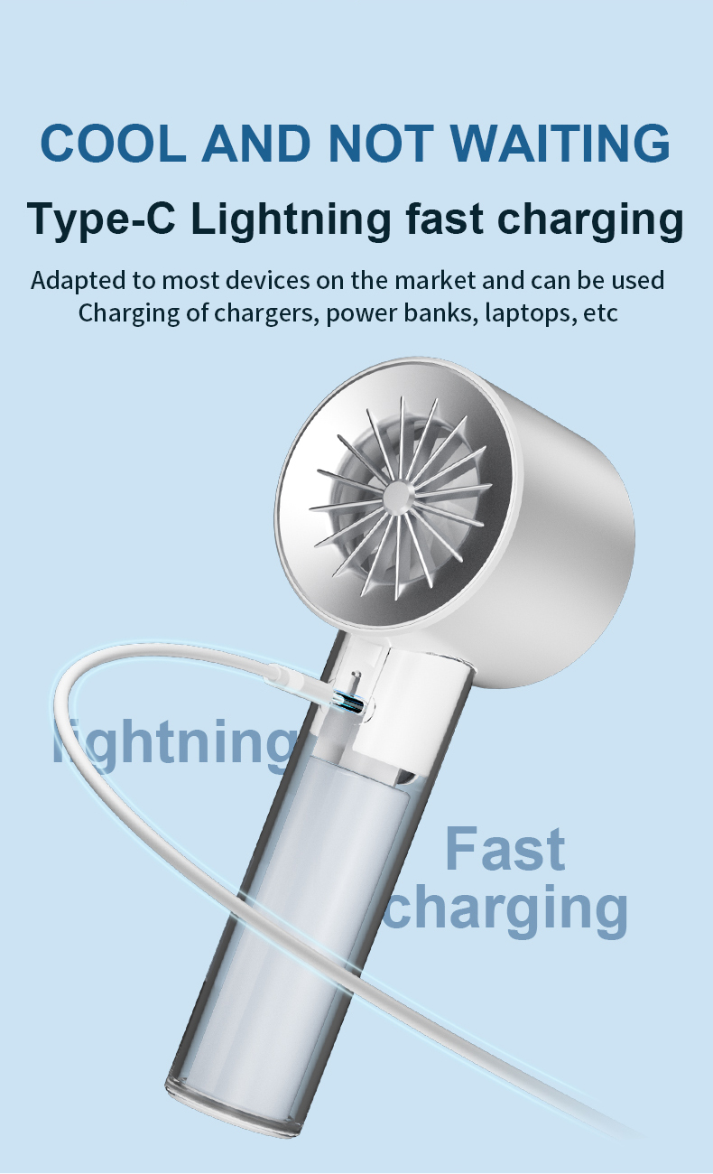 100 Speed Mini Handheld Fan F32-Vistaroot