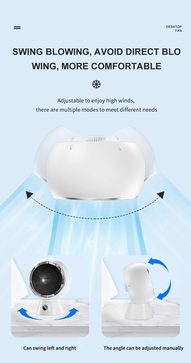 F35 Rotatable Table Fan-Vistaroot