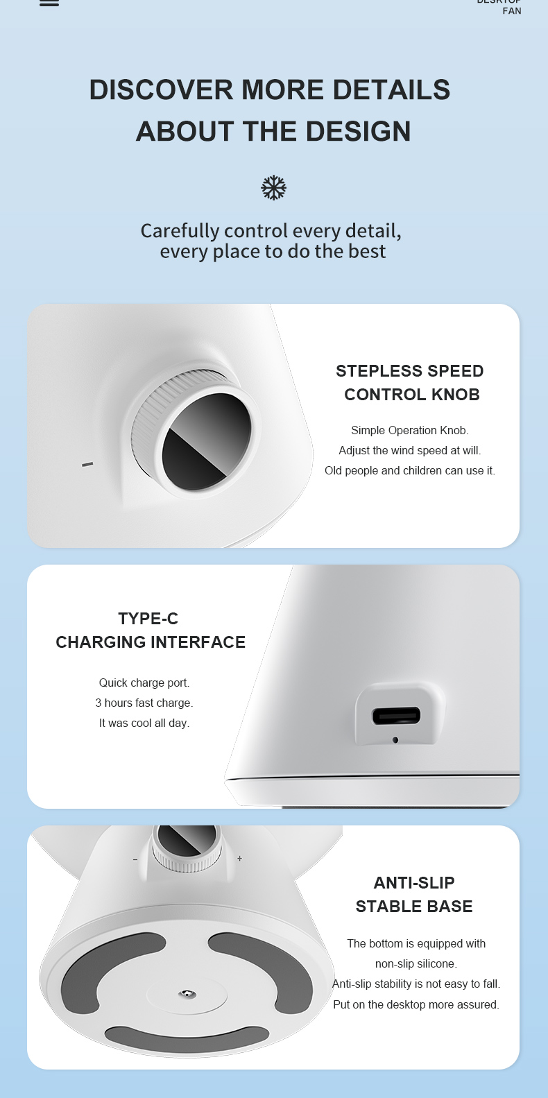 F35 Rotatable Table Fan-Vistaroot