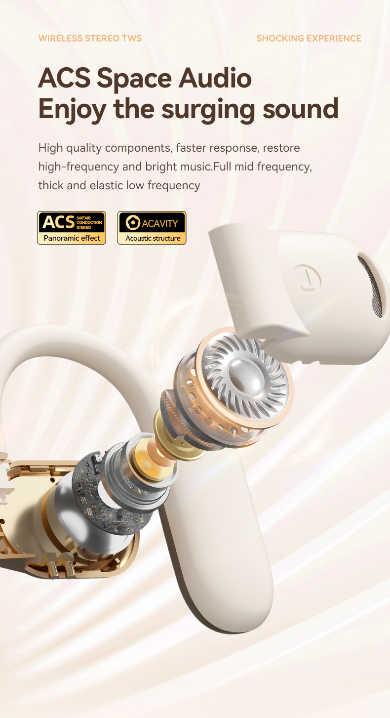 M62 WTS Clip Earphone-Vistaroot