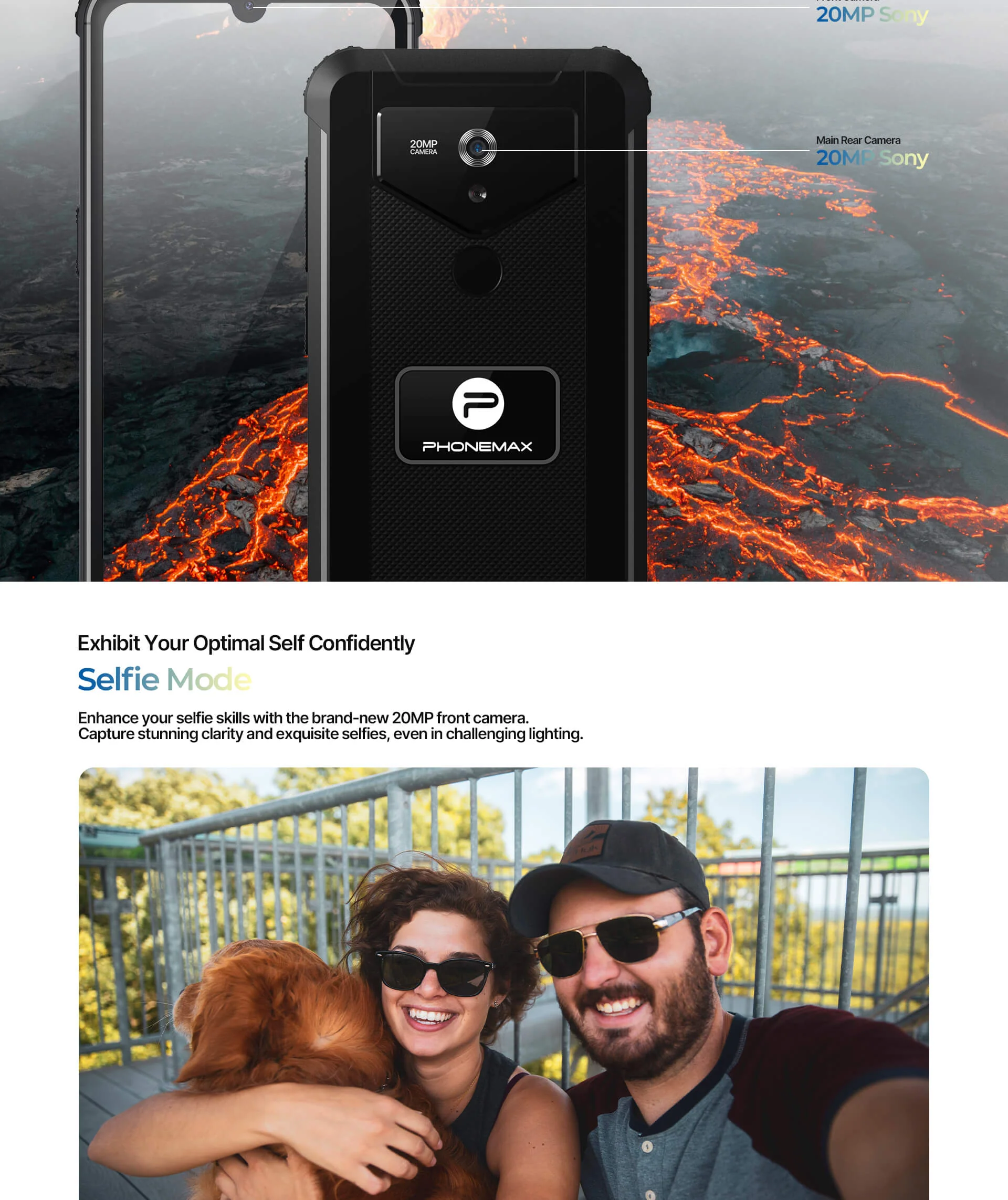 Phonemax M1 Pro Rugged Smart Phone-Vistaroot