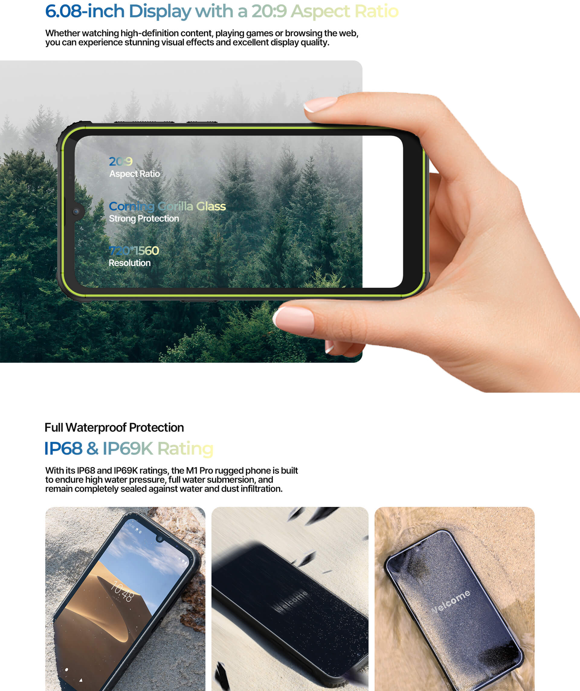 Phonemax M1 Pro Rugged Smart Phone-Vistaroot