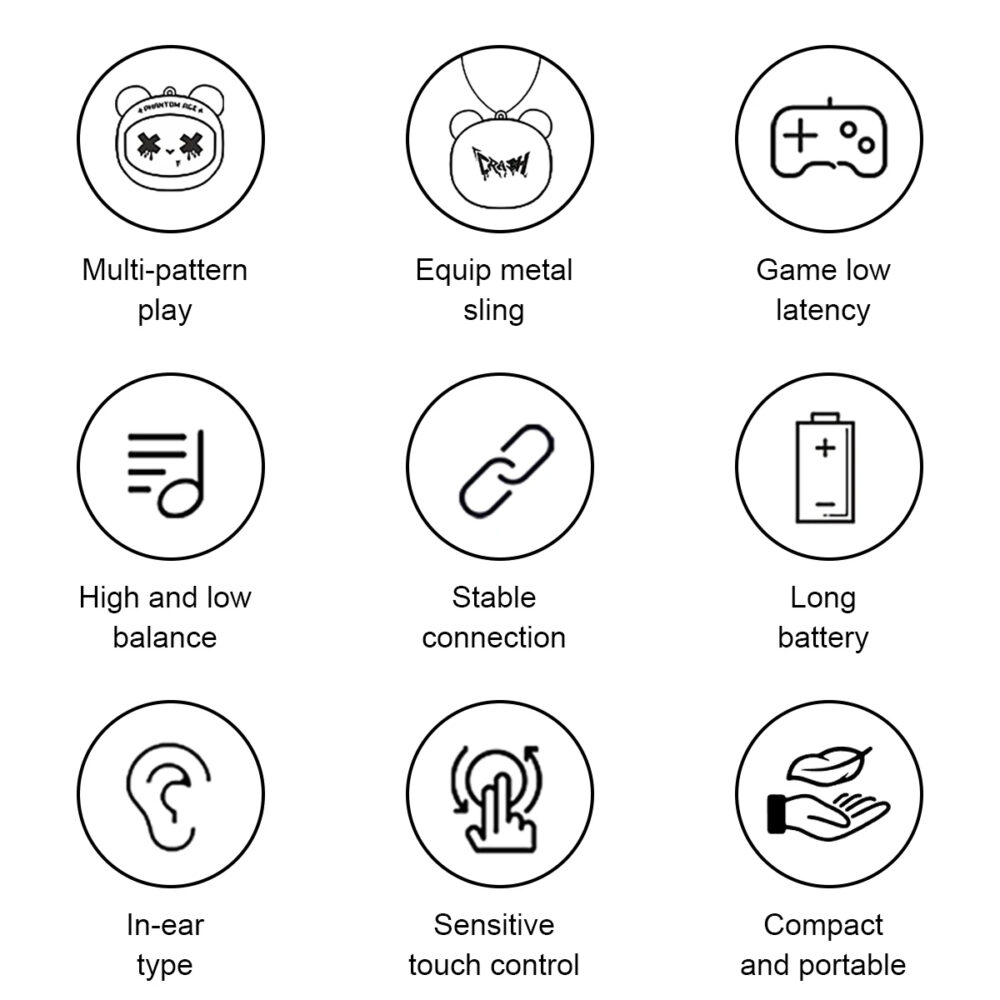 Face changer earbud with in ear noise cancellation and high appearance standards