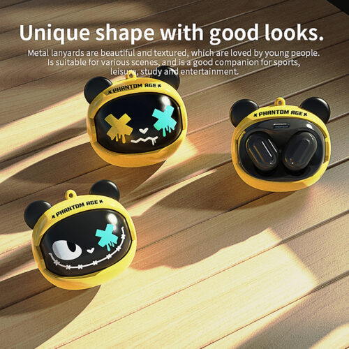 Face changer earbud with in ear noise cancellation and high appearance standards