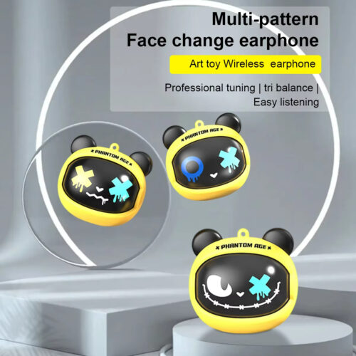 Face changer earbud with in ear noise cancellation and high appearance standards
