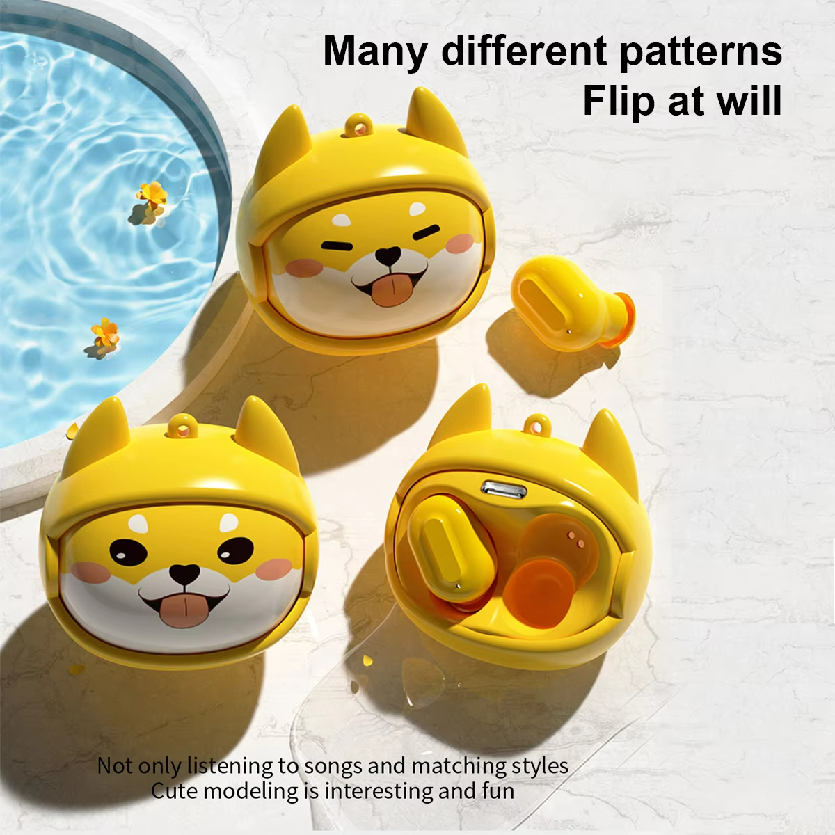 Face changer earbud with advanced in ear noise cancellation and customizable design