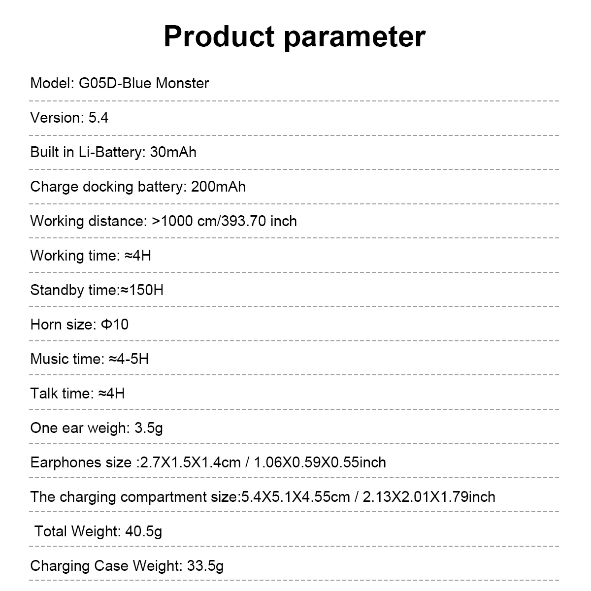 G05D Face Charger Earbuds-Vistaroot