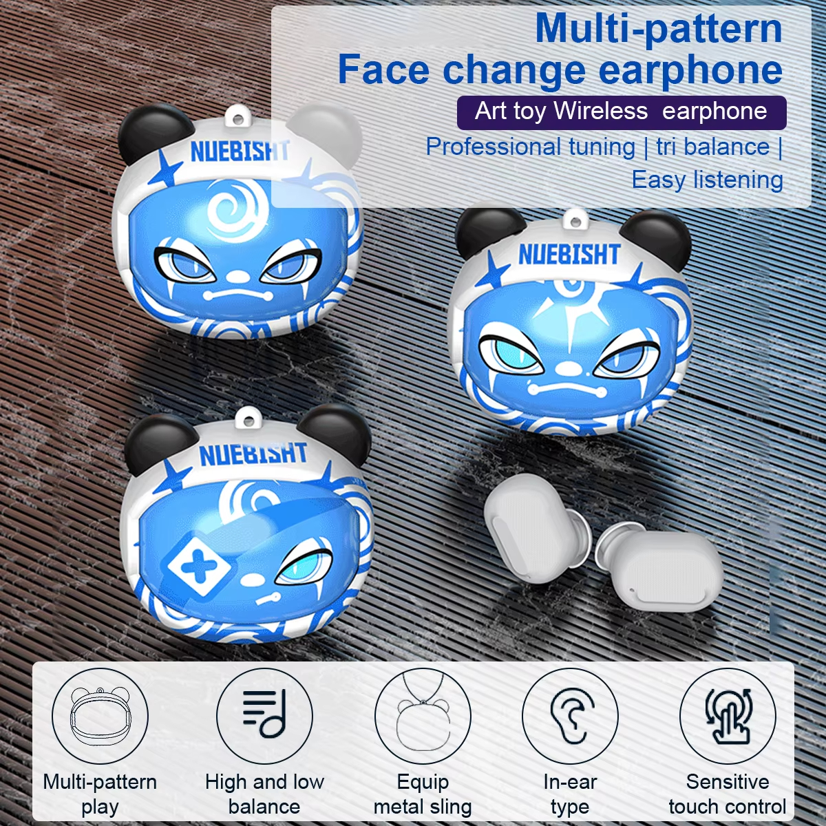 G05D Face Charger Earbuds-Vistaroot