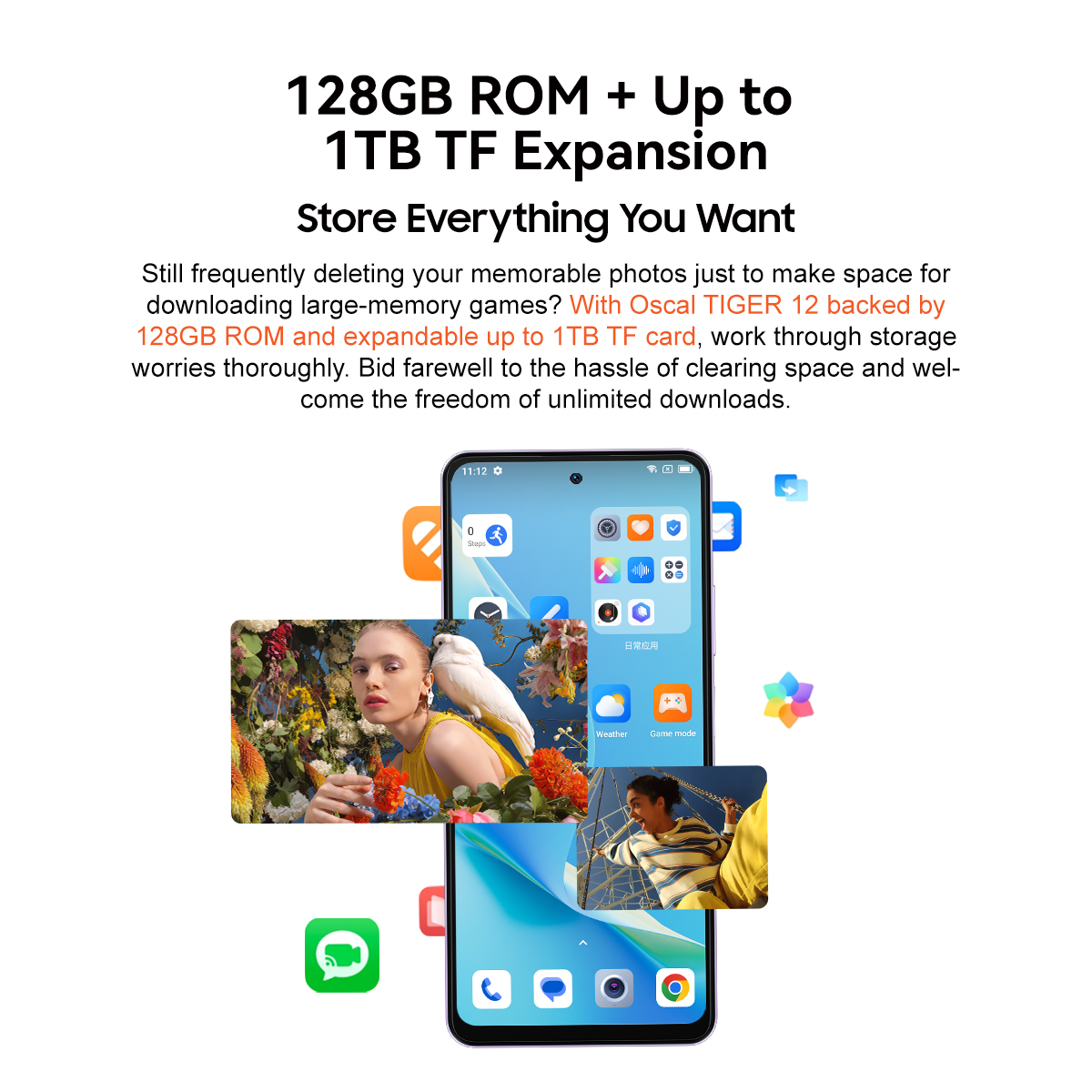 OSCAL TIGER 12 Smartphone-Vistaroot