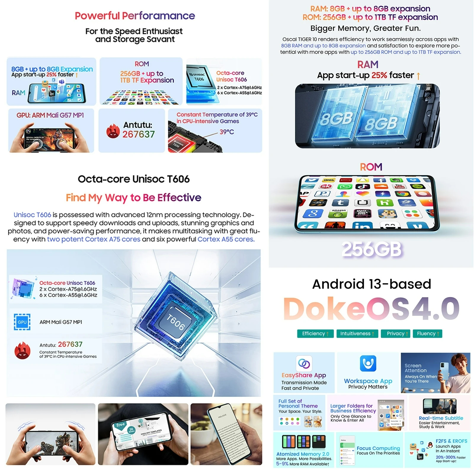 Oscal Tiger 10 Smartphone-Vistaroot