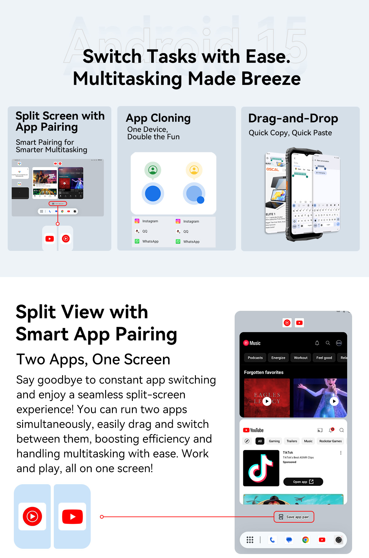 OSCAL MARINE 1 Rugged Phone-Vistaroot
