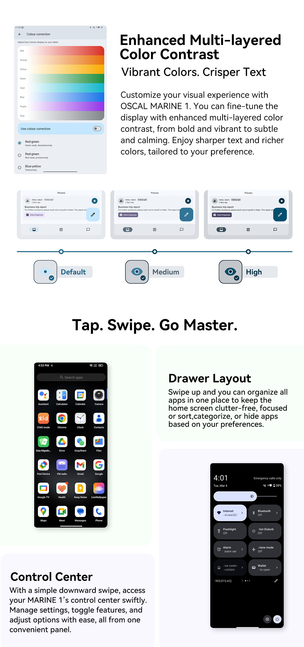 OSCAL MARINE 1 Rugged Phone-Vistaroot