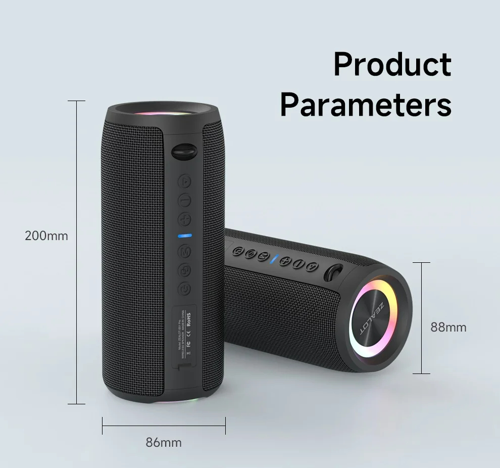 ZEALOT-S51PRO 40W Bluetooth Speaker-Vistaroot