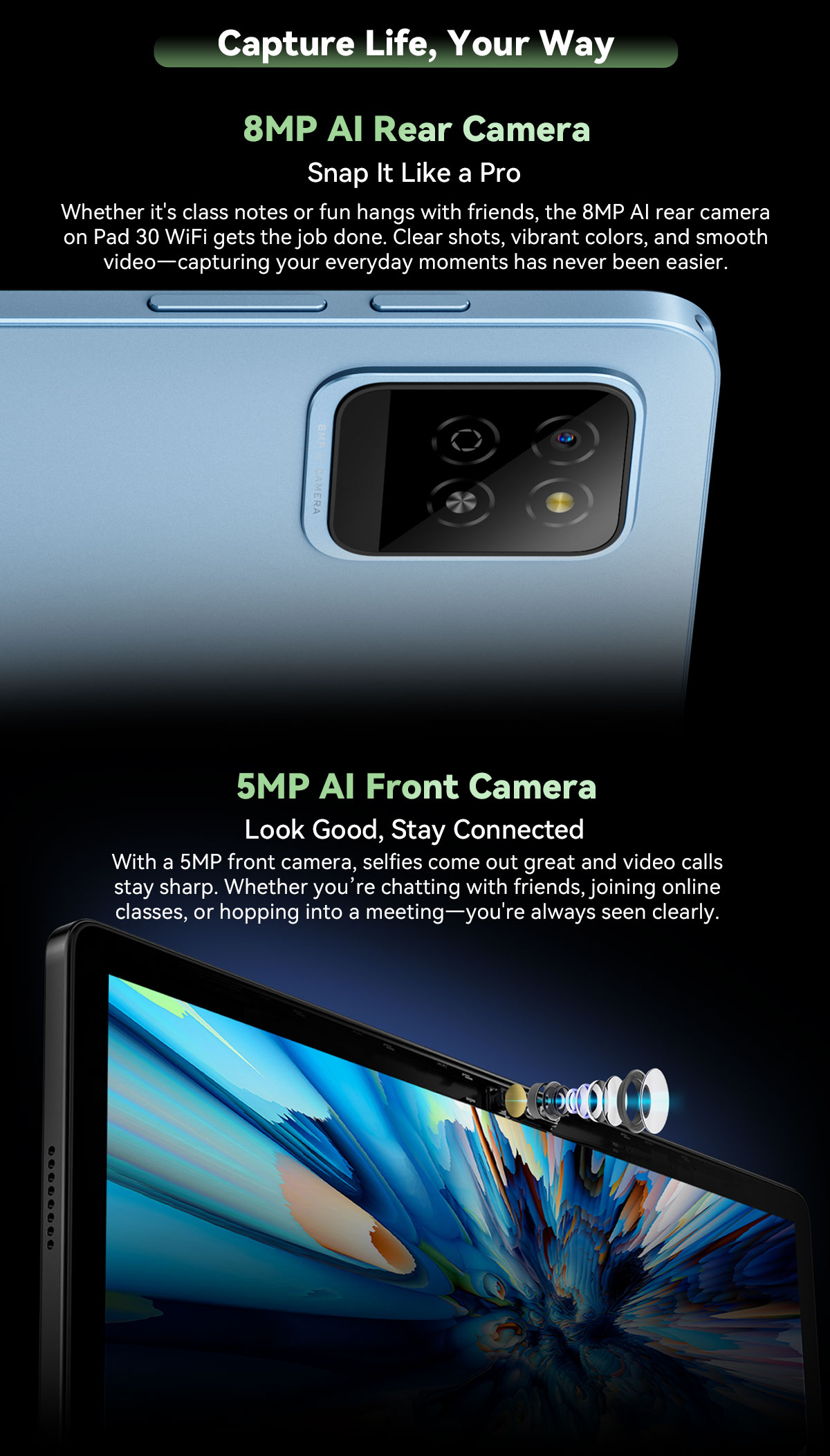 OSCAL Pad 30 WiFi 10.1″ Android Tablet-Vistaroot