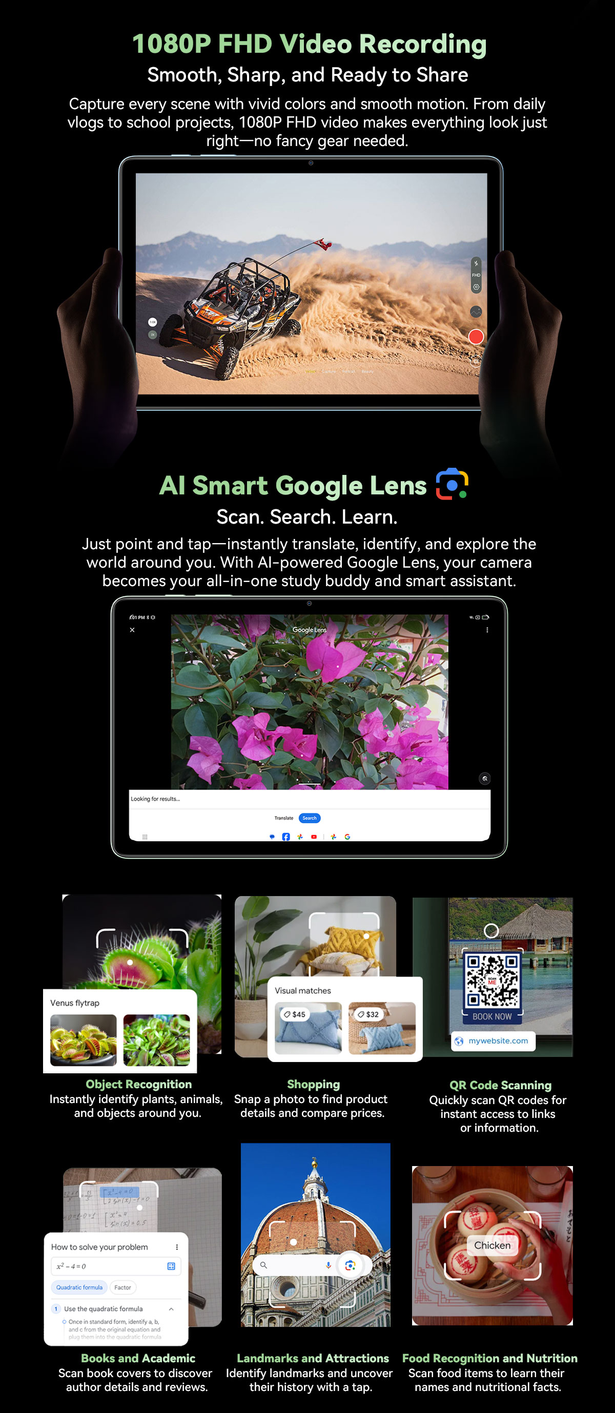 OSCAL Pad 30 WiFi 10.1″ Android Tablet-Vistaroot