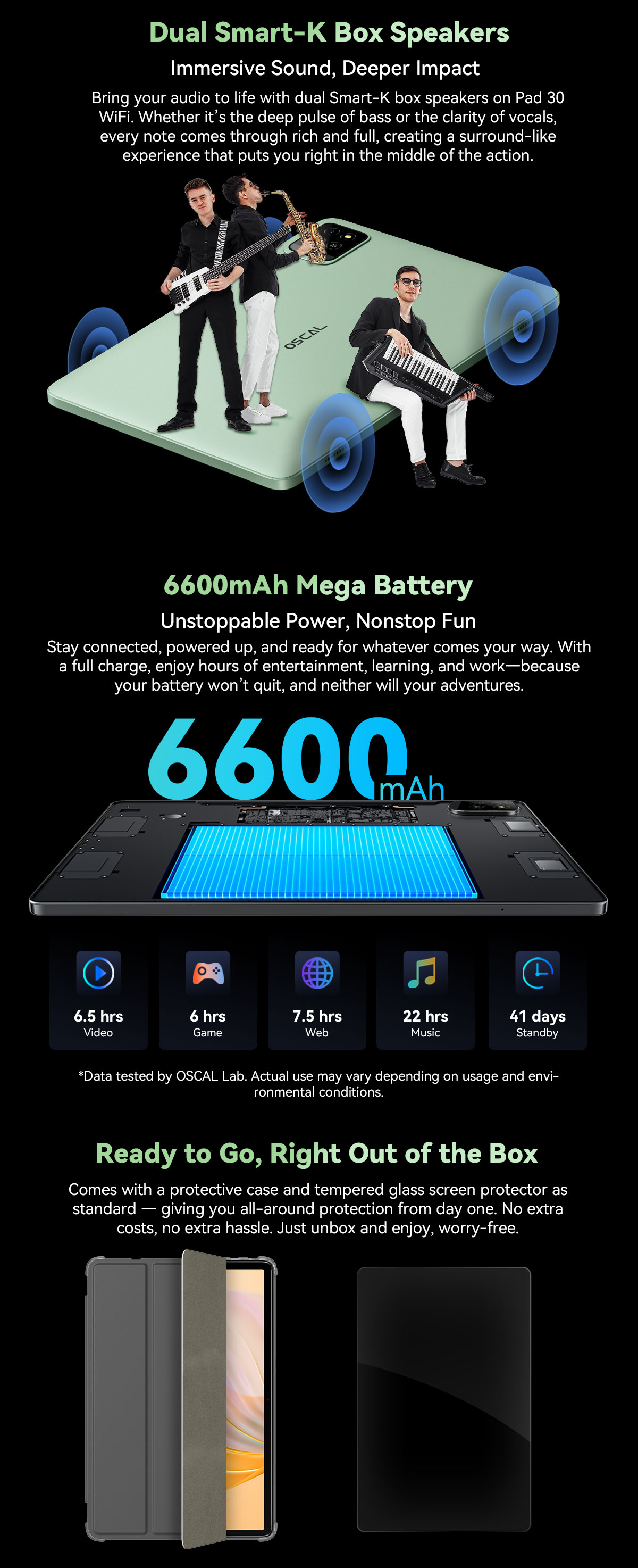 OSCAL Pad 30 WiFi 10.1″ Android Tablet-Vistaroot