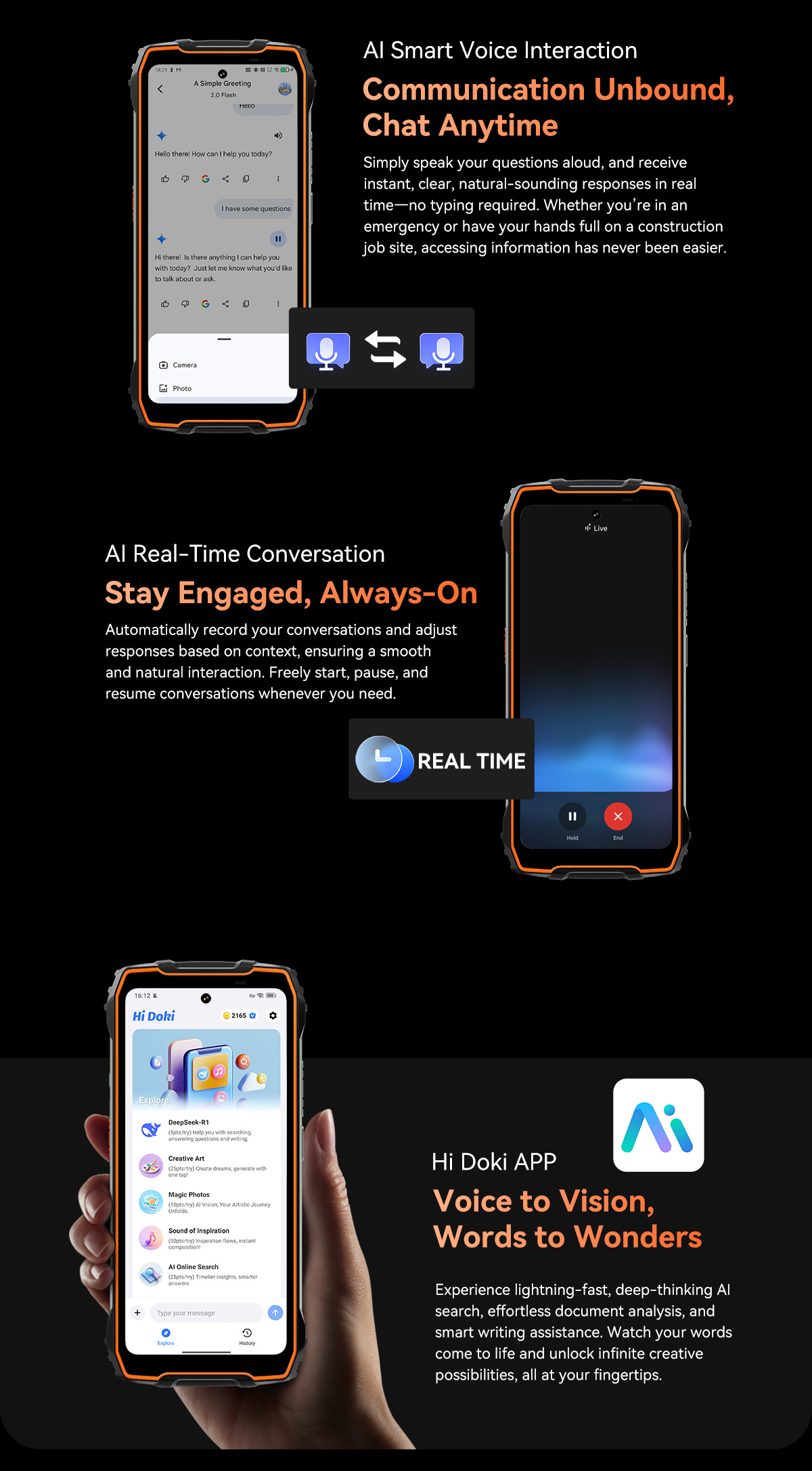 OSCAL PILOT 3 5G AI Rugged Smartphone 12/256GB-Vistaroot